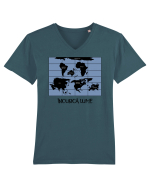 Încurcă lume Tricou mânecă scurtă guler V Bărbat Presenter