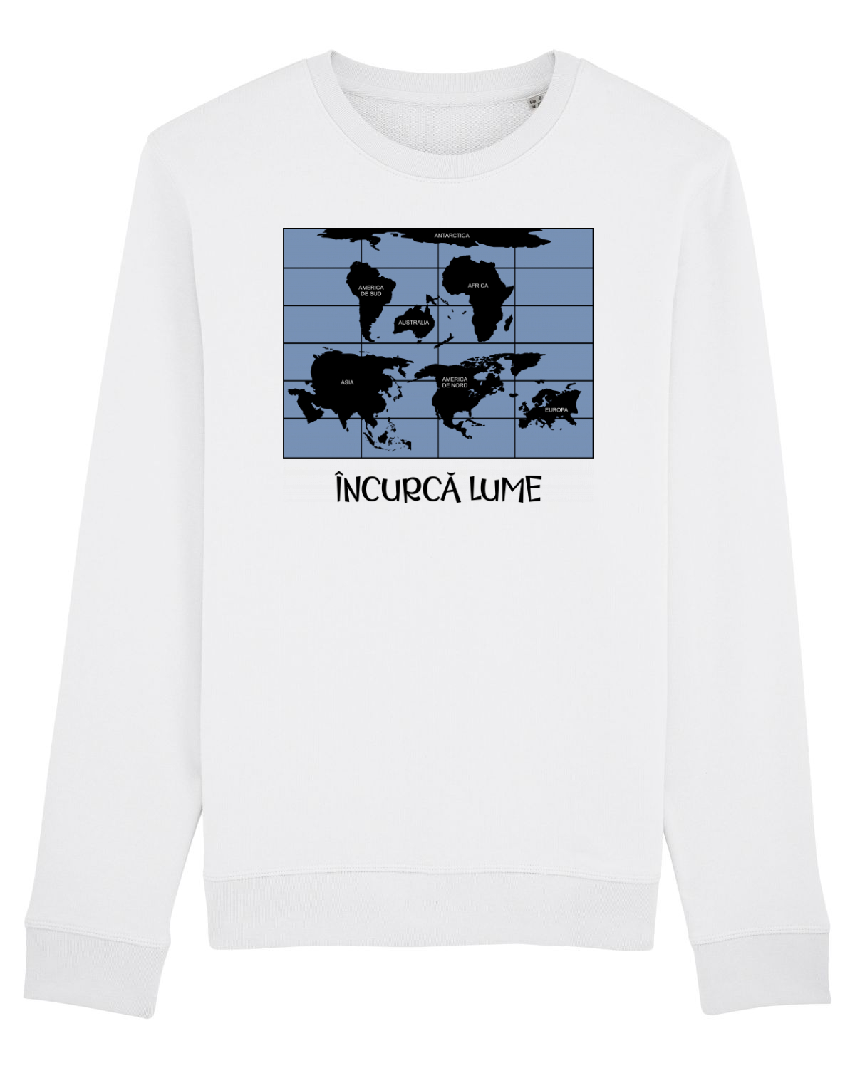Bluză mânecă lungă Unisex Rise White