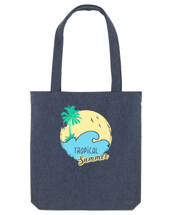 Tropical Summer Midnight Blue