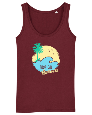 Tropical Summer Burgundy