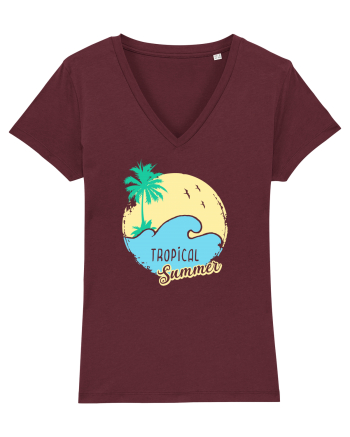 Tropical Summer Burgundy