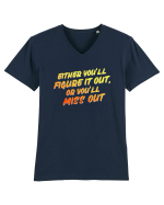 Miss it out Tricou mânecă scurtă guler V Bărbat Presenter