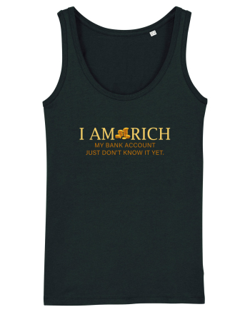 I AM RICH Black