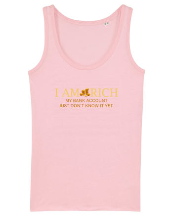 I AM RICH Cotton Pink