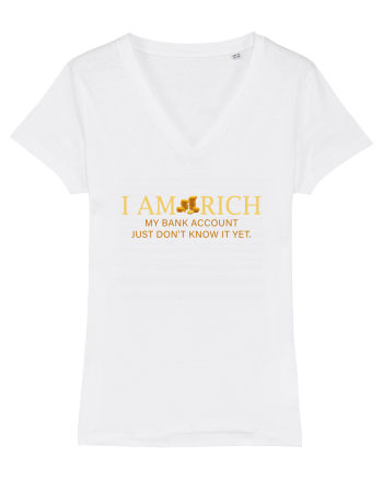 I AM RICH White