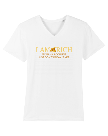 I AM RICH White