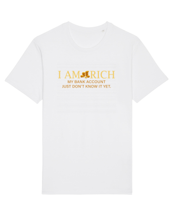 I AM RICH White