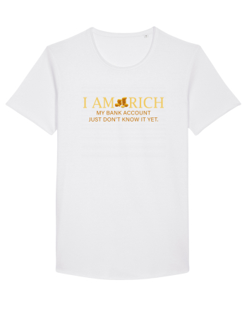 I AM RICH White