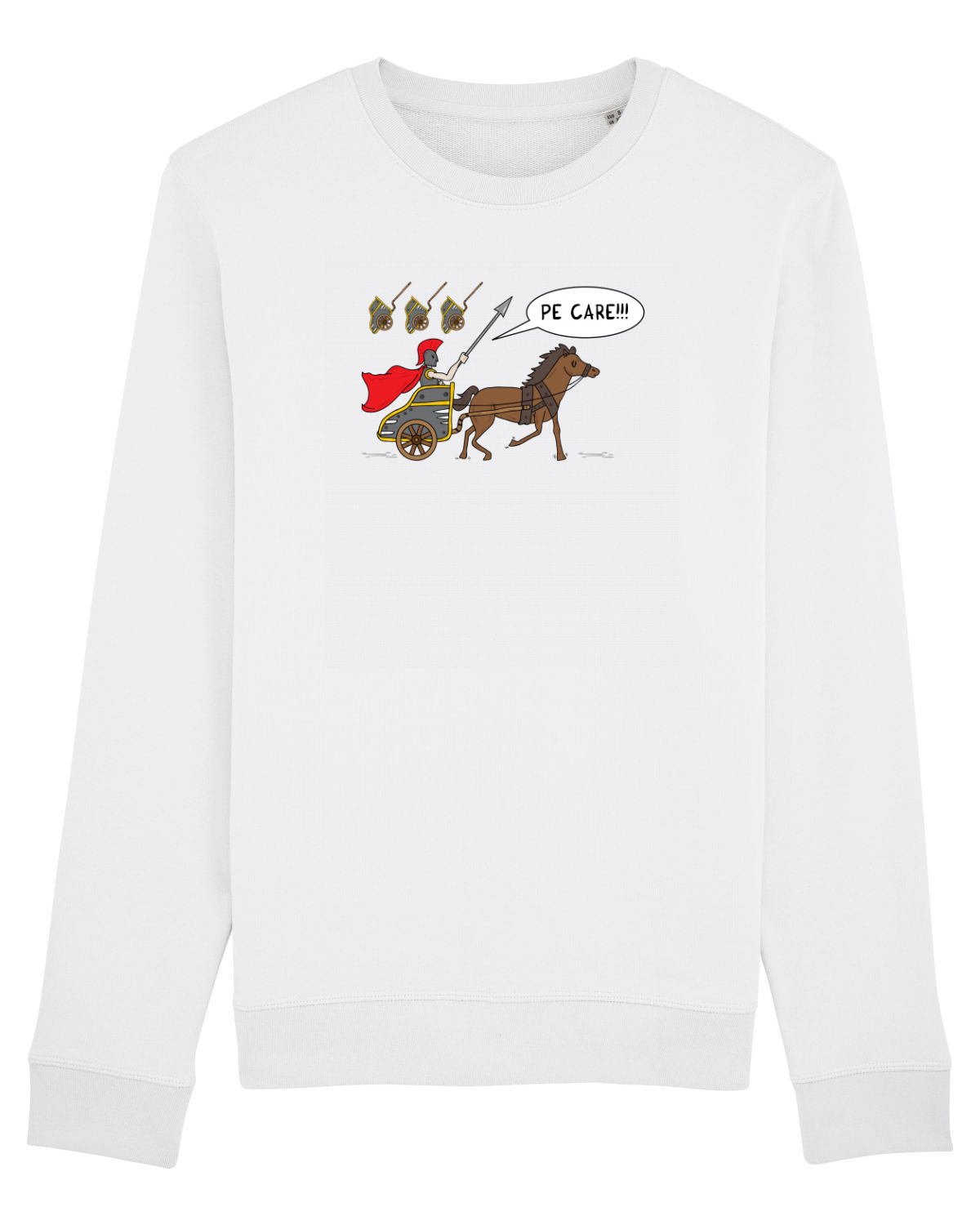 Bluză mânecă lungă Unisex Rise White