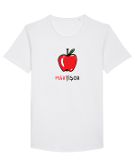 MĂRțișor Tricou mânecă scurtă guler larg Bărbat Skater