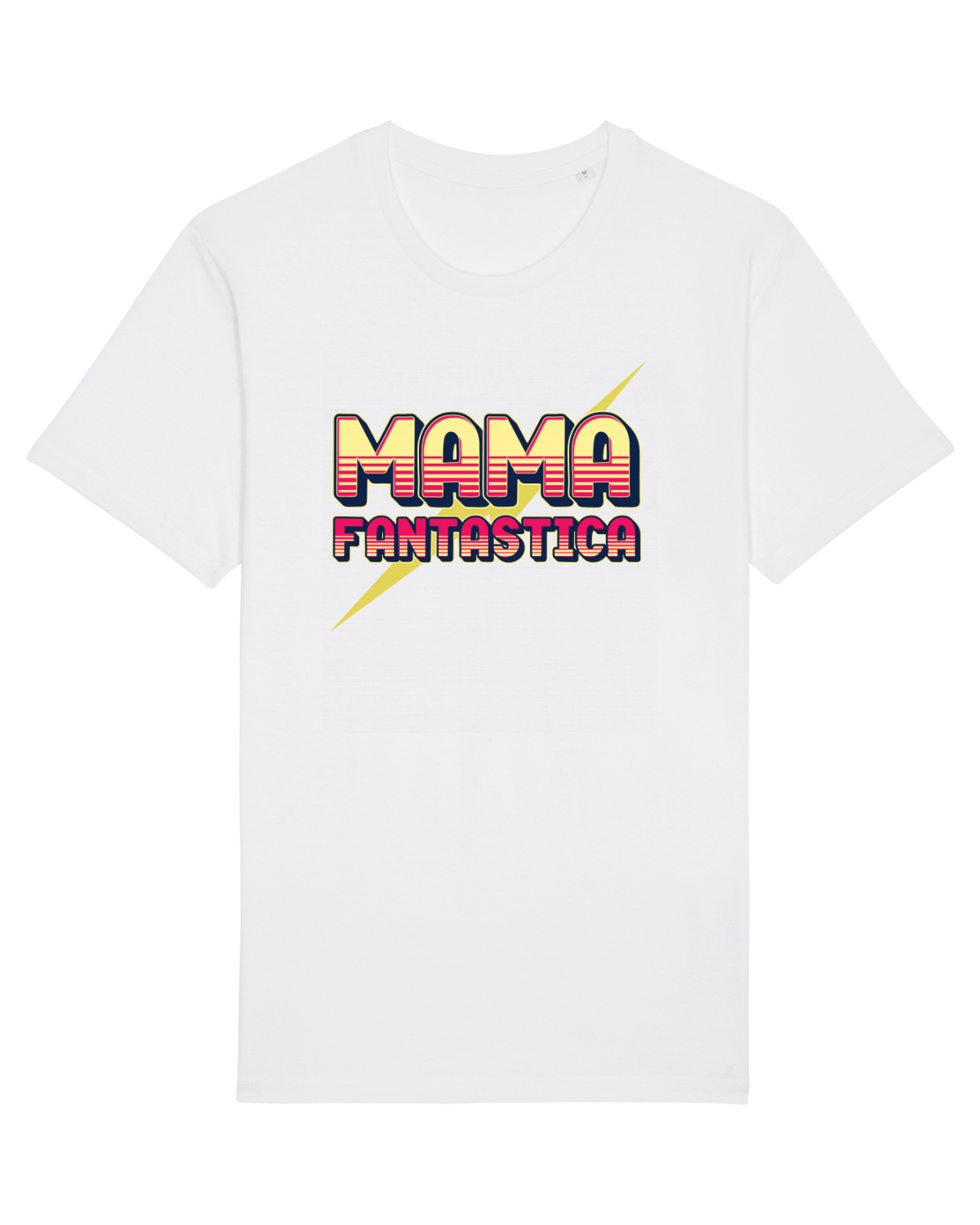 Tricou mânecă scurtă Unisex Rocker White
