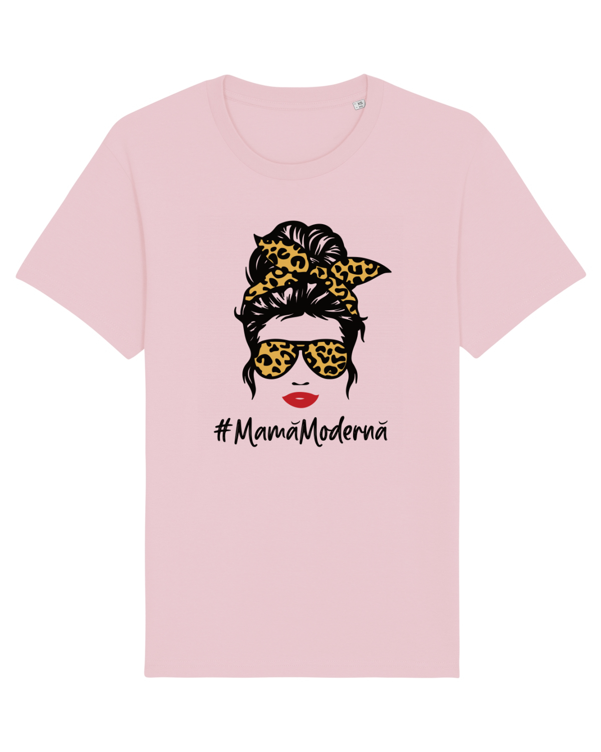 Tricou mânecă scurtă Unisex Rocker Cotton Pink