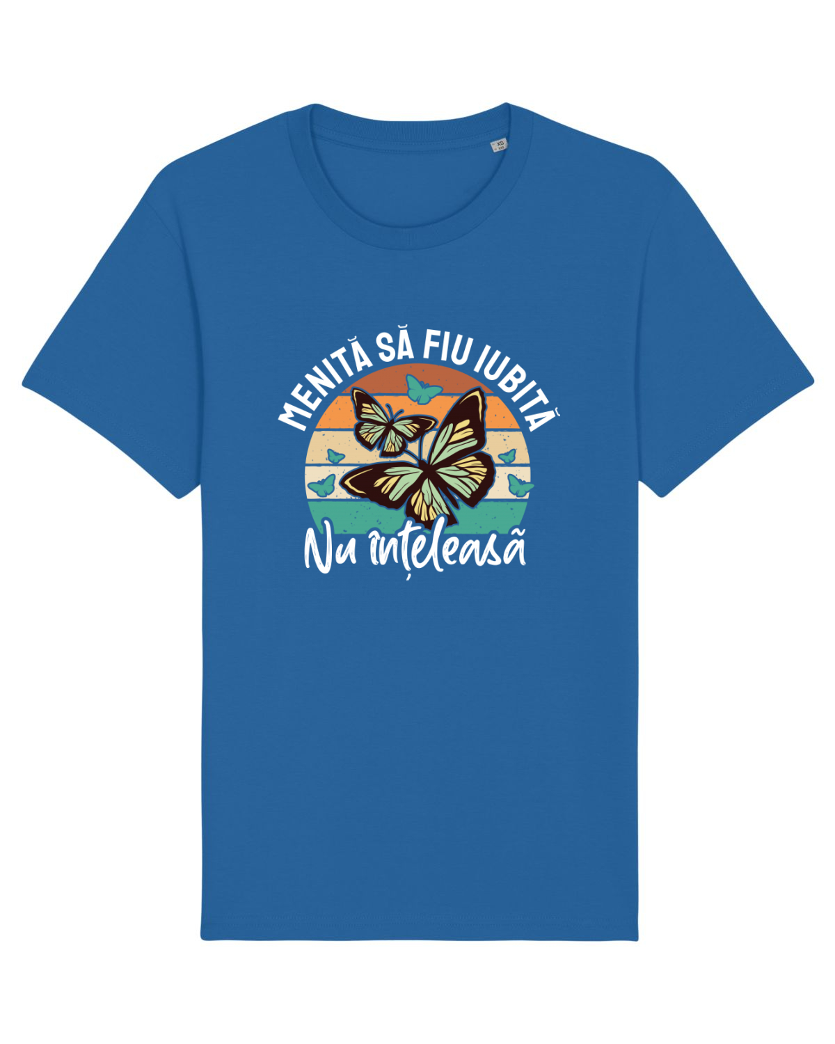 Tricou mânecă scurtă Unisex Rocker Royal Blue