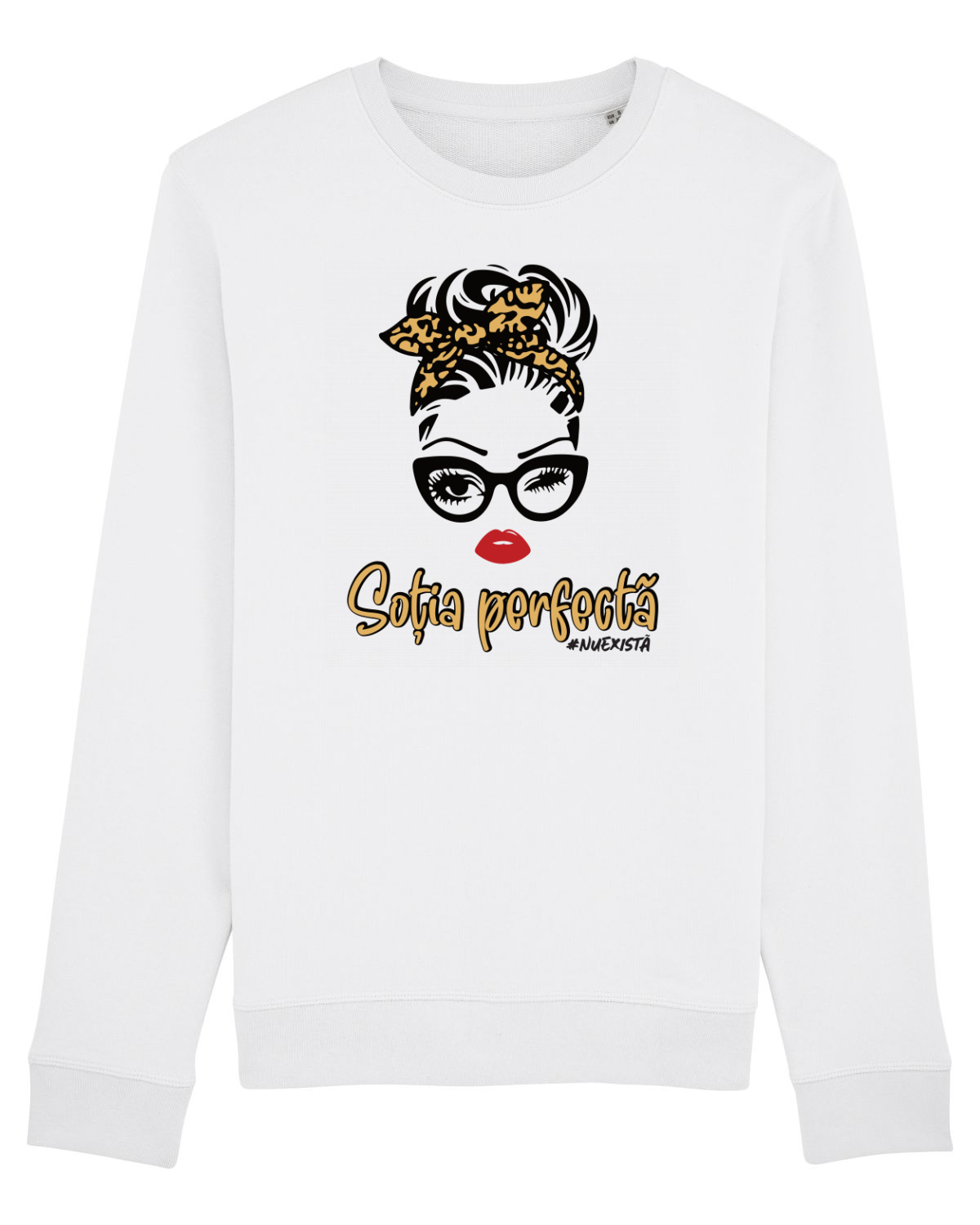 Bluză mânecă lungă Unisex Rise White