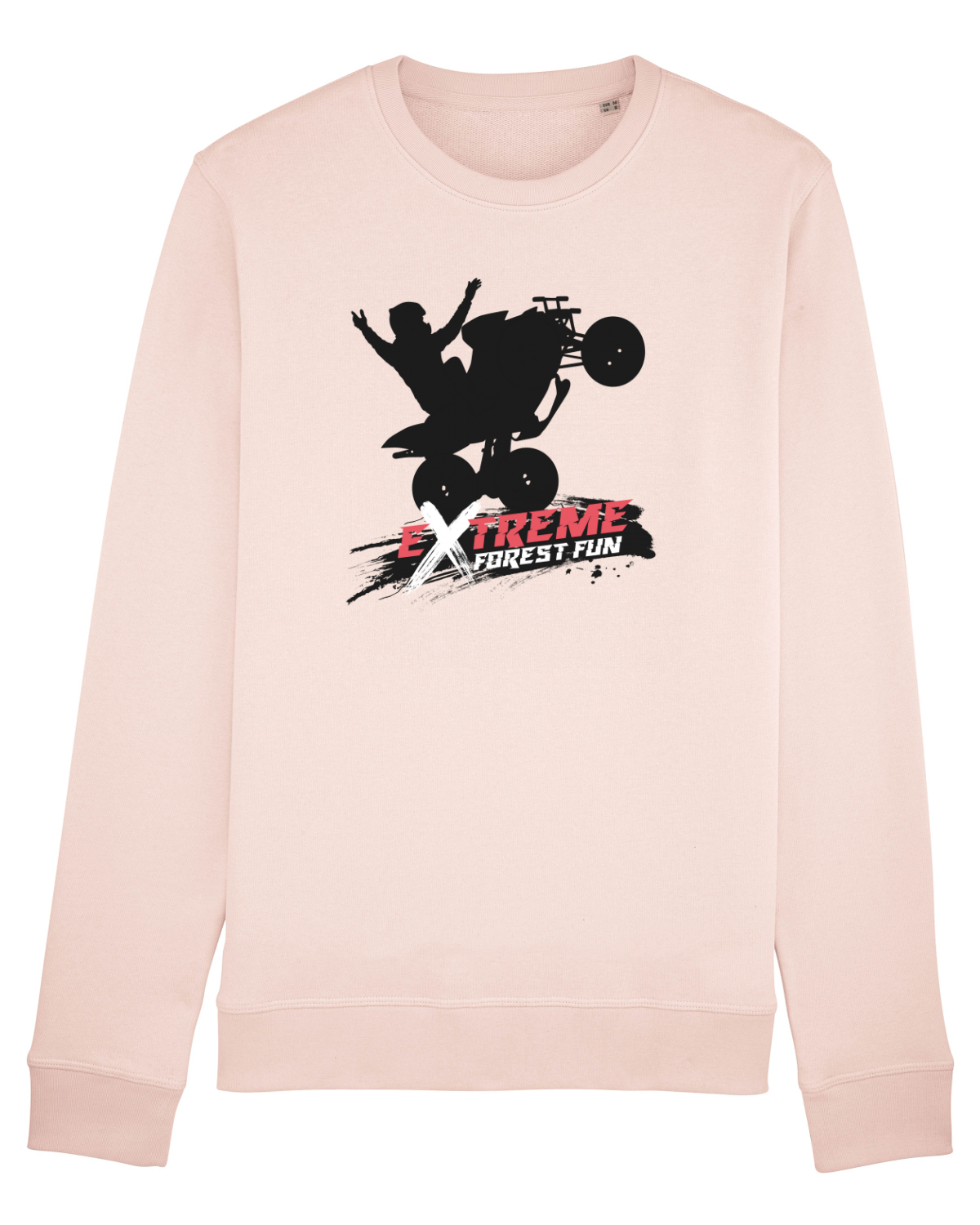 Bluză mânecă lungă Unisex Rise Candy Pink