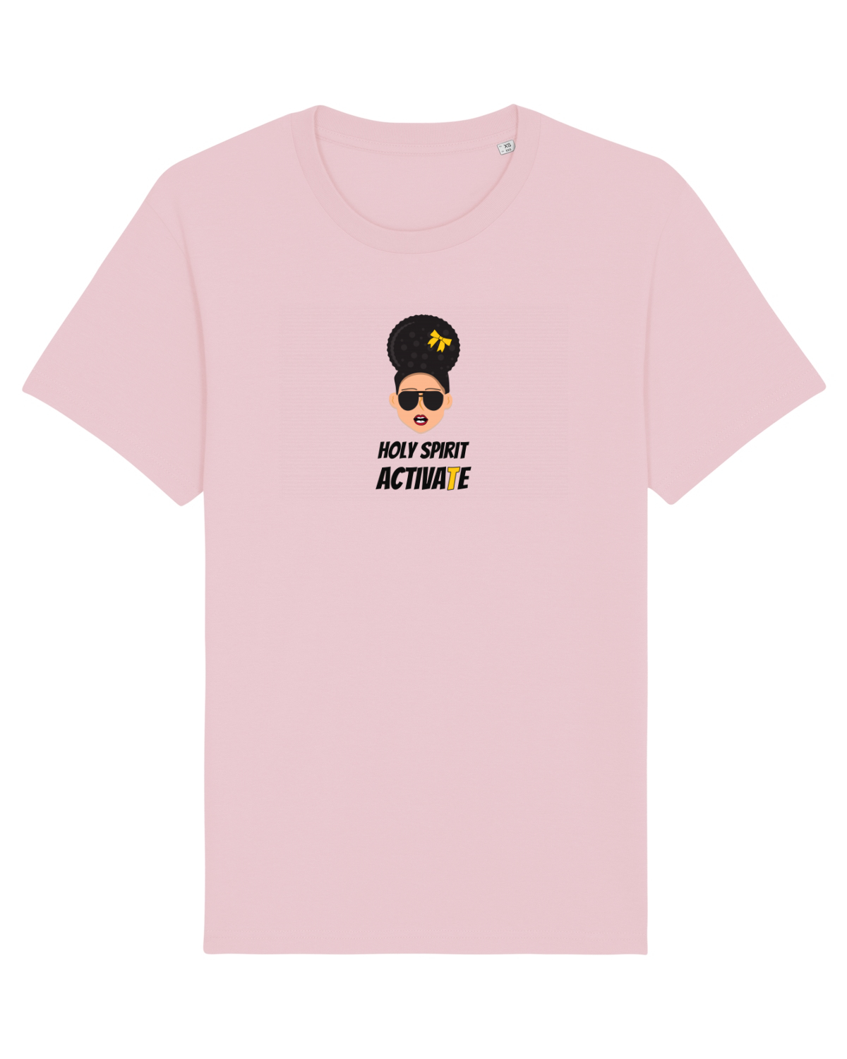 Tricou mânecă scurtă Unisex Rocker Cotton Pink