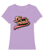 Di vina Tricou mânecă scurtă guler larg fitted Damă Expresser
