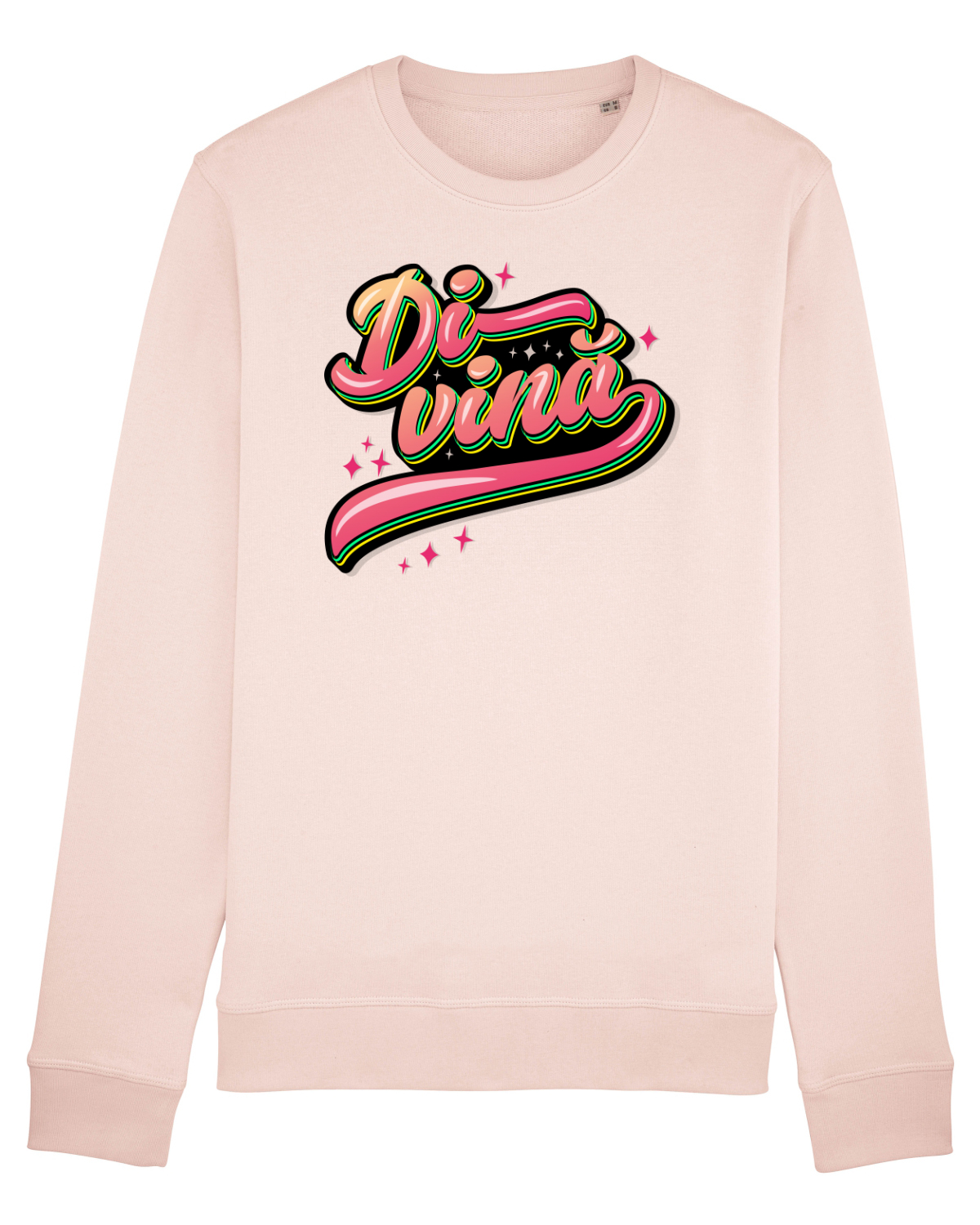 Bluză mânecă lungă Unisex Rise Candy Pink