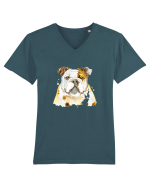 Bulldog Tricou mânecă scurtă guler V Bărbat Presenter