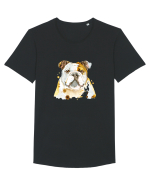 Bulldog Tricou mânecă scurtă guler larg Bărbat Skater
