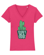 Don't Be A Prick Tricou mânecă scurtă guler V Damă Evoker