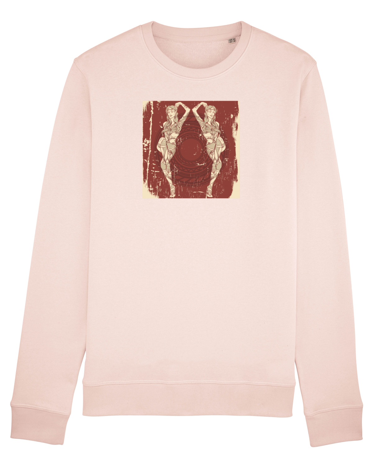Bluză mânecă lungă Unisex Rise Candy Pink