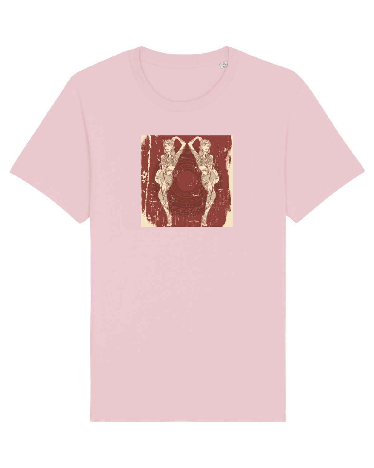 Tricou mânecă scurtă Unisex Rocker Cotton Pink