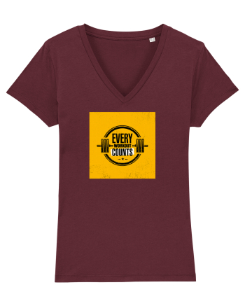 Every Workout Counts Burgundy
