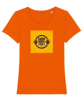 Every Workout Counts Bright Orange