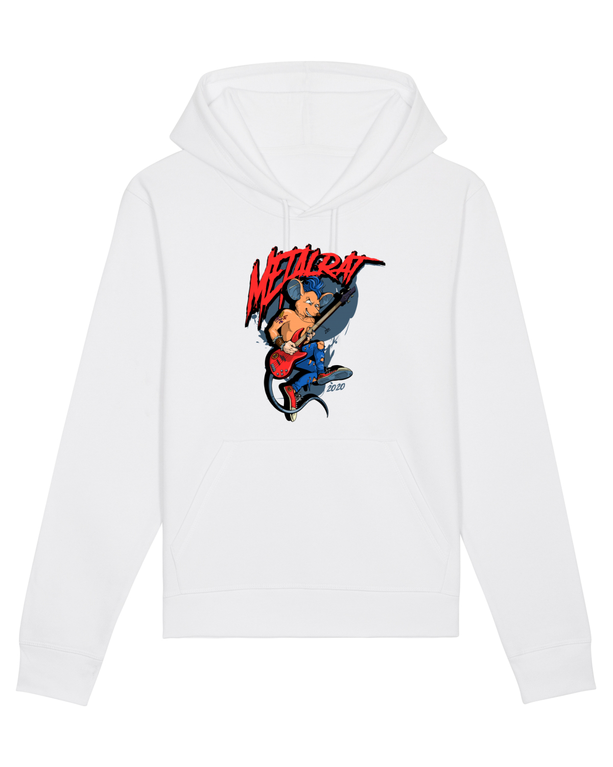Hanorac Unisex Drummer White