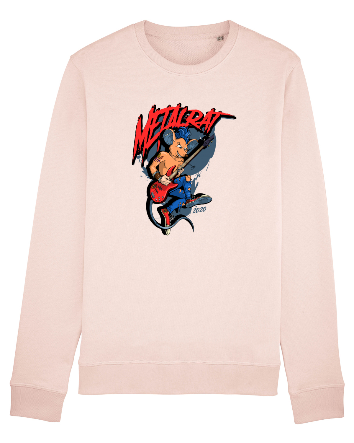 Bluză mânecă lungă Unisex Rise Candy Pink
