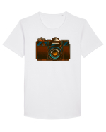 Focus Tricou mânecă scurtă guler larg Bărbat Skater