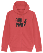 Girl Power Hanorac cu fermoar Unisex Connector