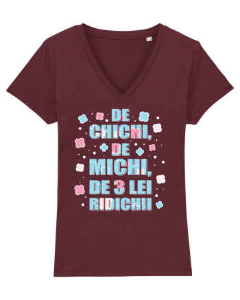De chichi, de michi, de 3 lei ridichii Burgundy