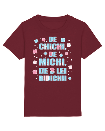 De chichi, de michi, de 3 lei ridichii Burgundy