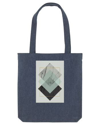 Gold Rectangle Midnight Blue