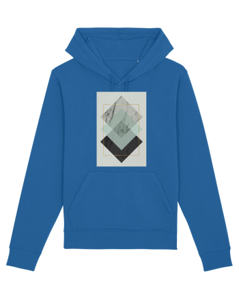 Gold Rectangle Royal Blue
