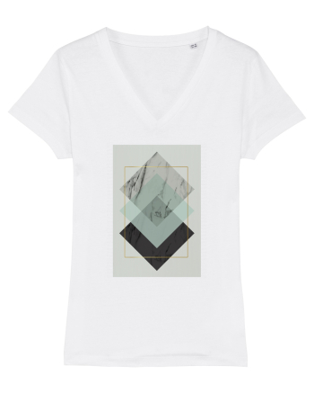 Gold Rectangle White