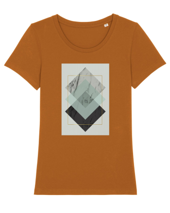 Gold Rectangle Roasted Orange