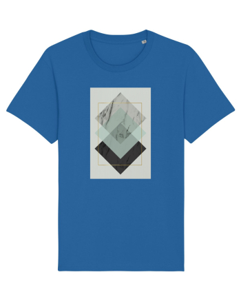 Gold Rectangle Royal Blue