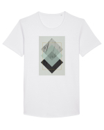 Gold Rectangle Tricou mânecă scurtă guler larg Bărbat Skater