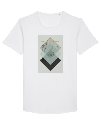 Gold Rectangle White