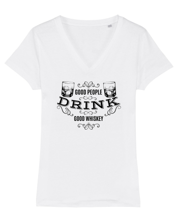 Good People Drink Good Whiskey White