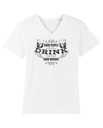 Good People Drink Good Whiskey White