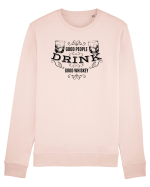 Good People Drink Good Whiskey Bluză mânecă lungă Unisex Rise