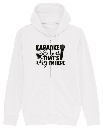 Karaoke And Beer, That's Why I Am Here White