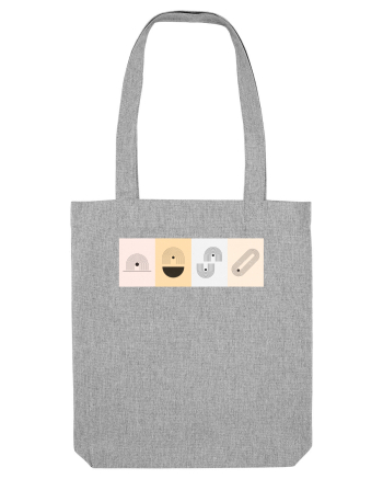 Lines And Dots Heather Grey