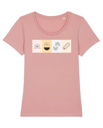 Lines And Dots Canyon Pink