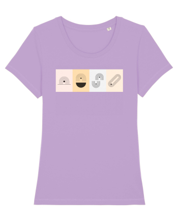 Lines And Dots Lavender Dawn