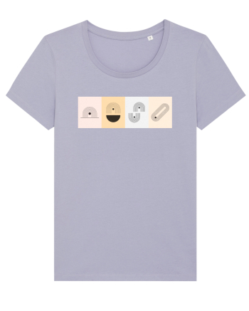Lines And Dots Lavender
